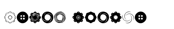Fluid Spiral font preview